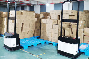 某电商仓库智能化搬运项目