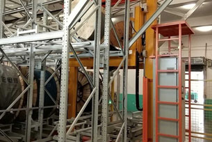 某圆盘型智能仓储项目